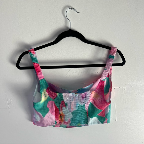Princess Polly Floral Crop Top NWOT - Picture 2 of 4